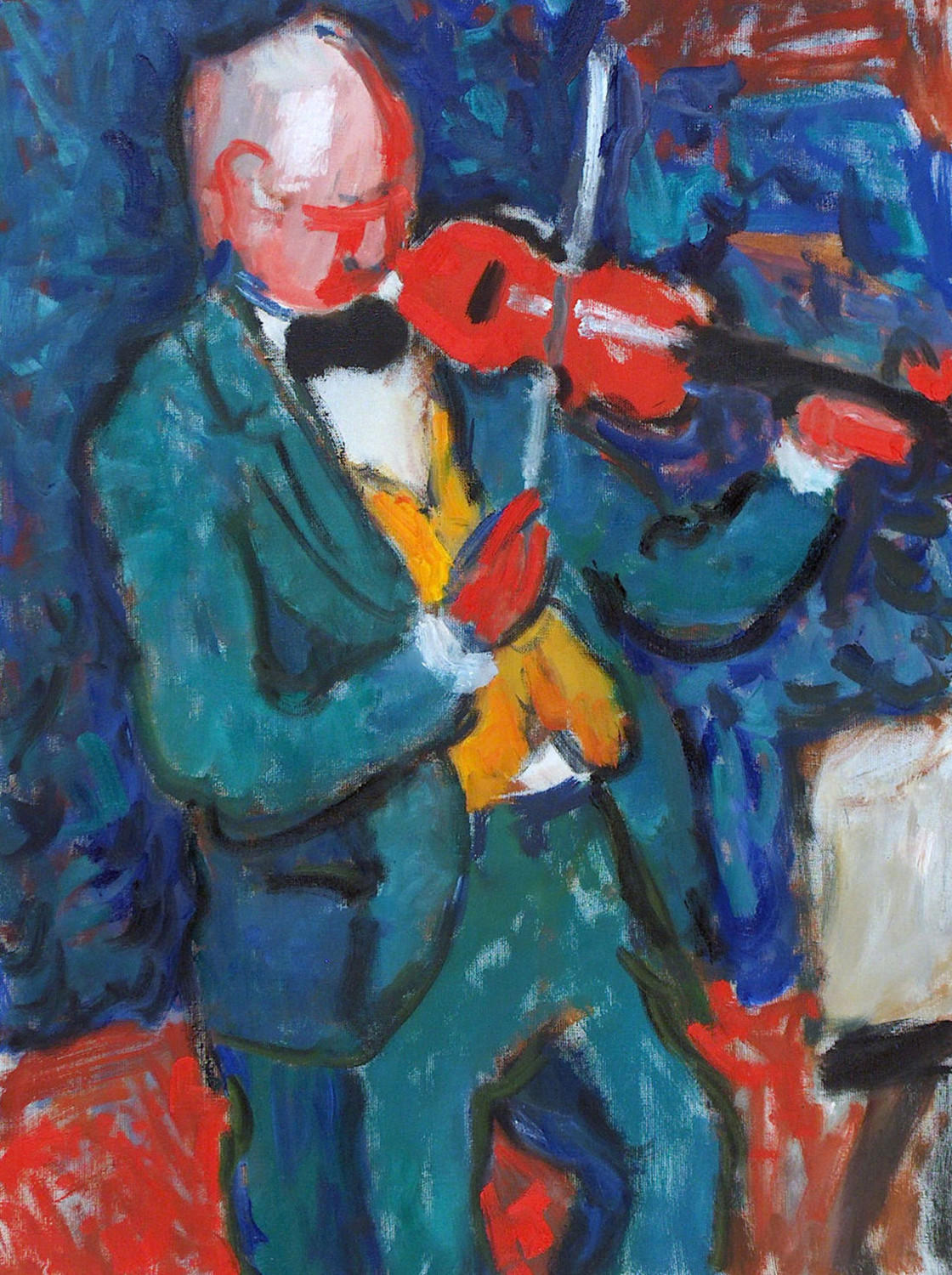 Музыкант (Разное). Амир Тимергалеев. 2006, холст, масло, 60x80